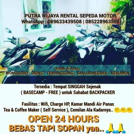 Sewa Sepeda Motor Wonosobo Dieng
